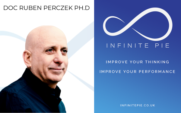 Doc Ruben Perczek the high performacne strategist on the infinite pie thinking podcast with Al Fawcett
